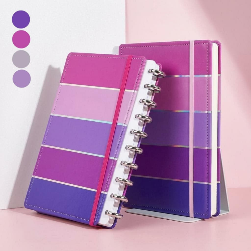 Caderno Inteligente B5 com Discos Removíveis | 80 Folhas | Capa Dura