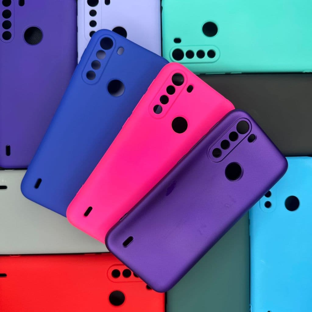 Capa Motorola Moto One Fusion Capinha Silicone Aveludada + Película 3D Kit Proteção