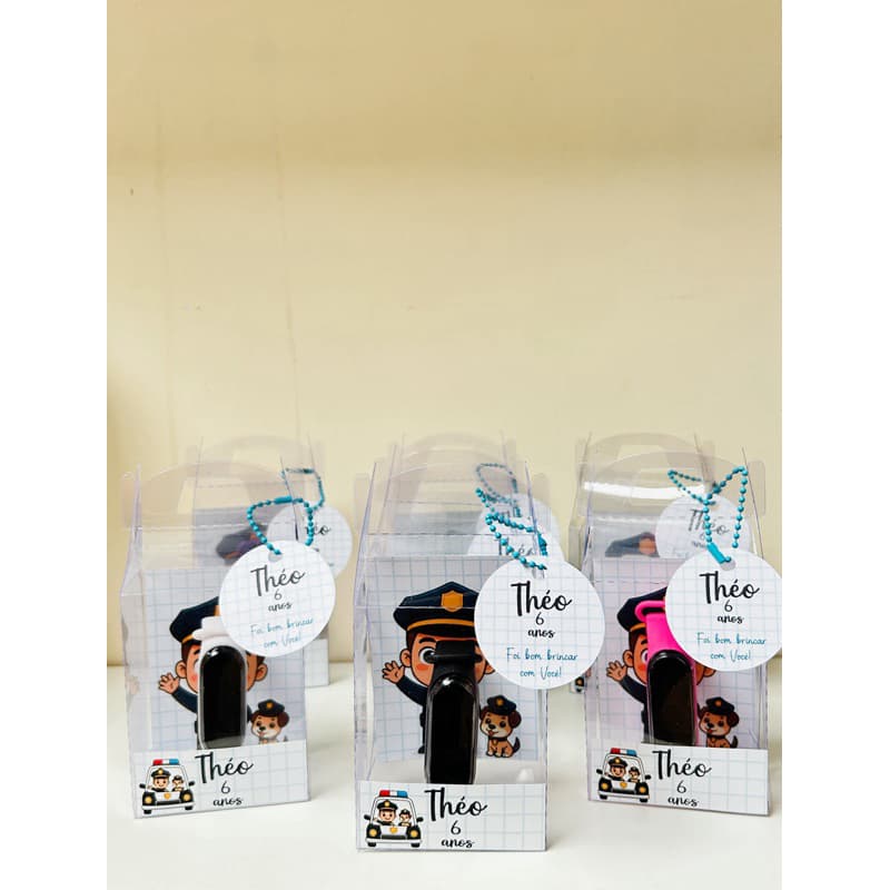 Caixa De Acetato/ Porta relógio digital / lembrancinhas/ Festa infantil / Personalizados