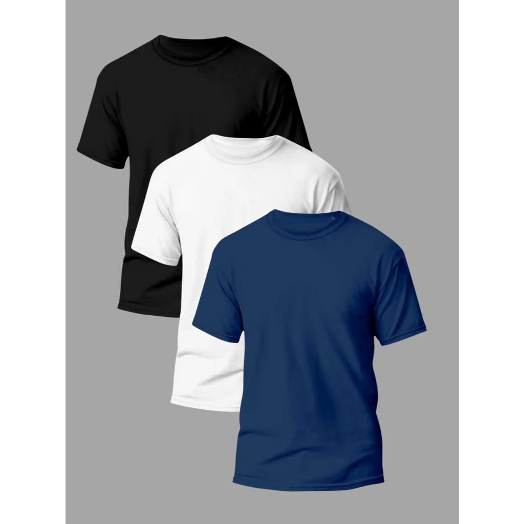 Kit 3 Camiseta Basica Anti-Odor Lisa Modal