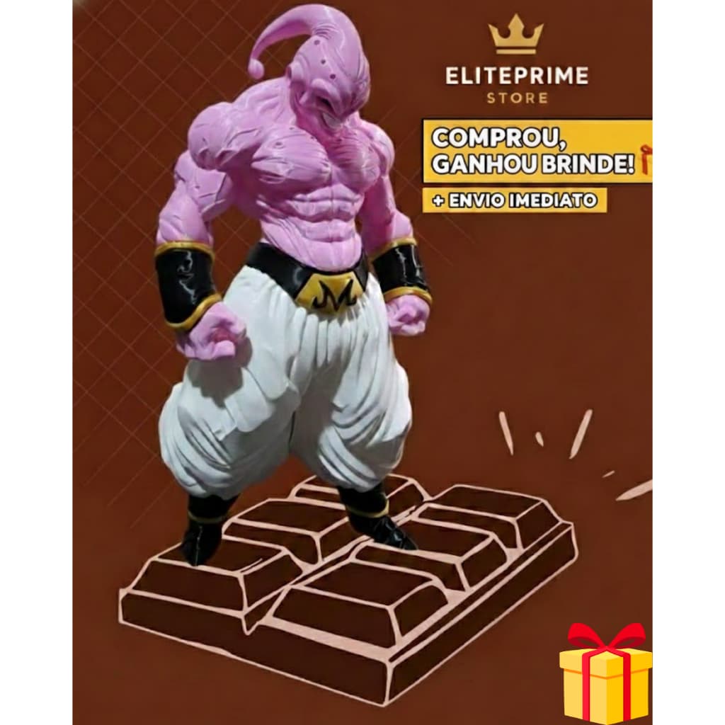 Majin Boo Dragon Ball Z 10 cm Colecionável Estátua Anime Decoração brinquedo divertido Fan art