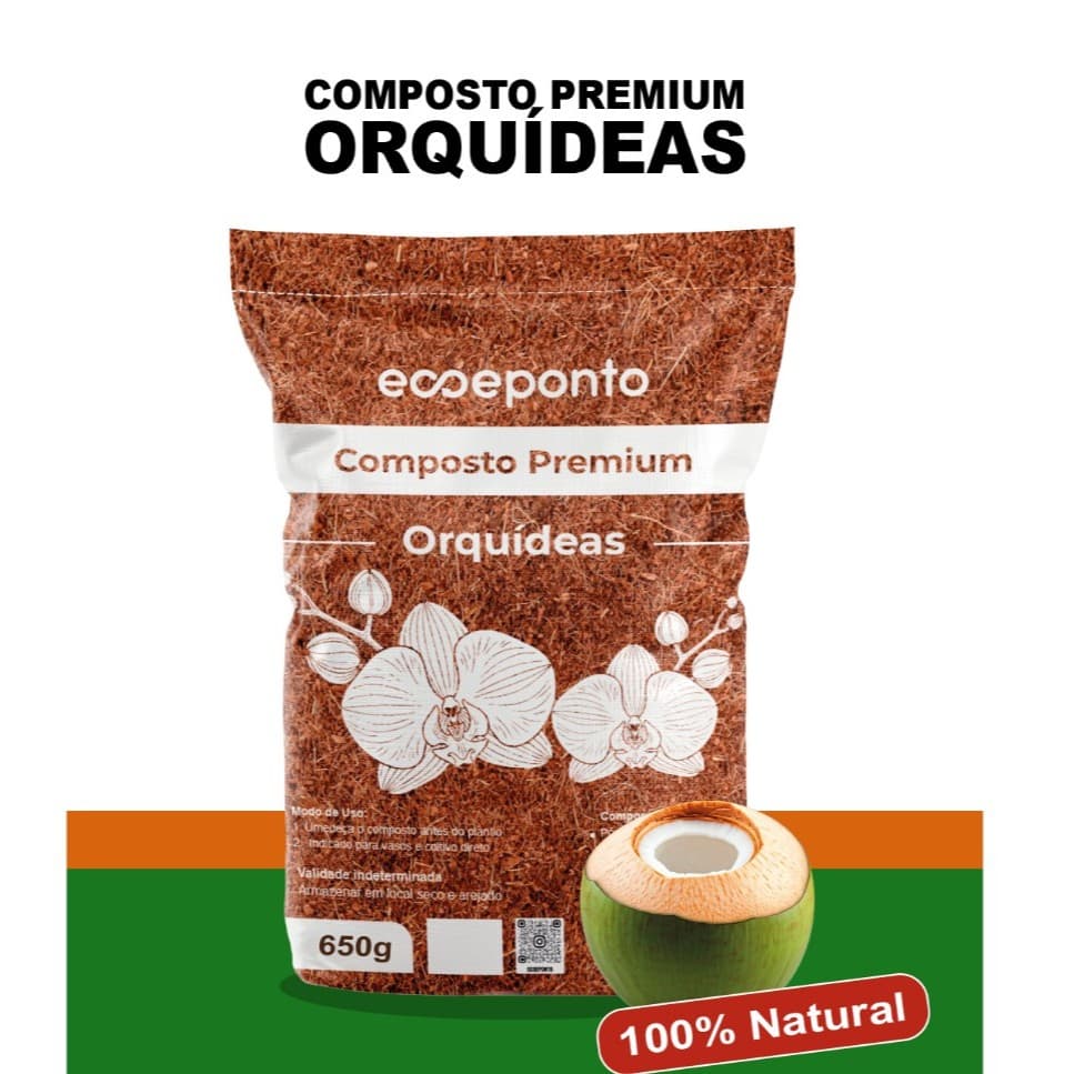 Substrato Composto Para Orquídeas 650g