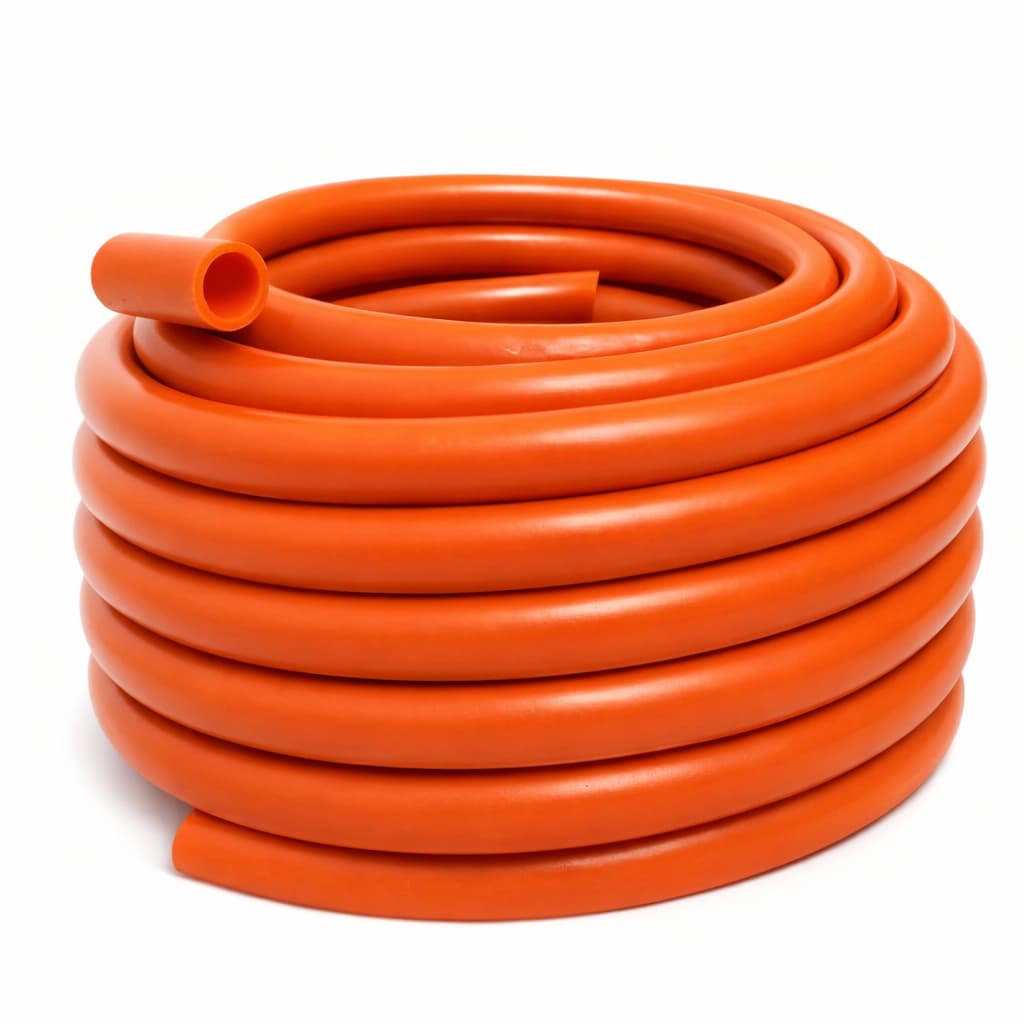 Mangueira Jardim 3/4 Reforçada Alta Pressão Siliconada Flexível Irrigação Laranja Casa