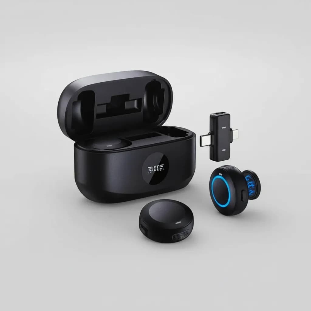 Microfone Lapela Duplo Sem Fio A'gold Mcf-38a Envio Mediato Preto