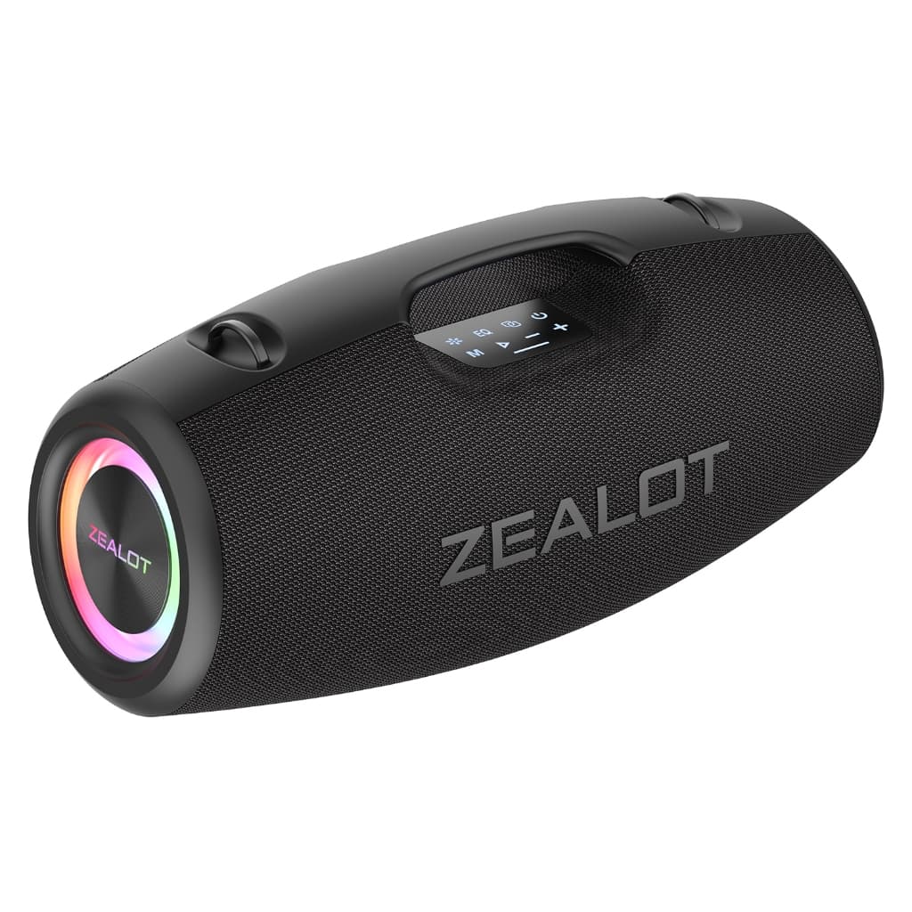 【Envio Imediato】Caixa de Som Bluetooth ZEALOT S78 Boombox  Bateria 24000mAh, IPX6, Stereo TWS, para Festas 120W