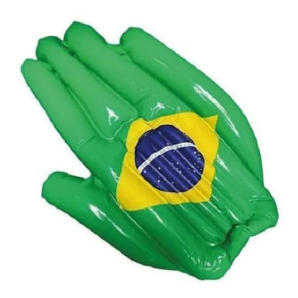 Mão Inflável Gigante Do Brasil