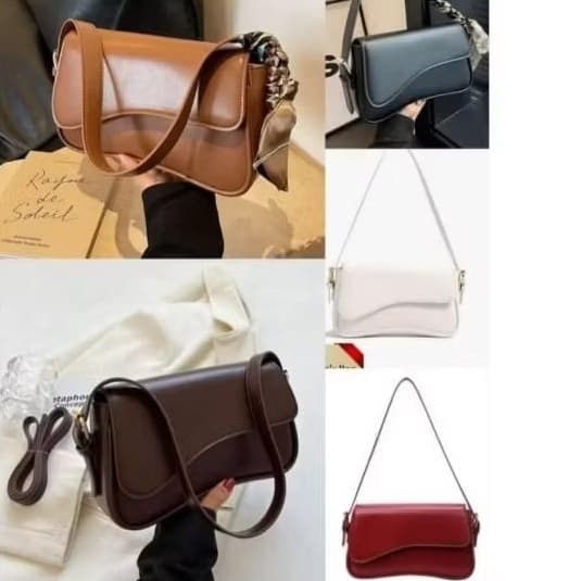 Bolsa Feminina de Ombro Estilo Baguete Blogueira Gringa Novidade