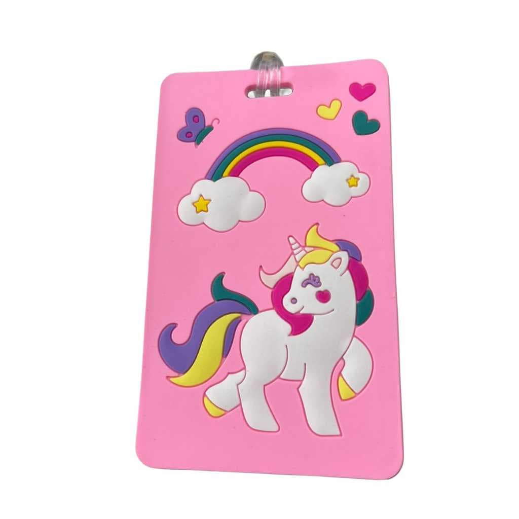 Identificador de Bagagem Arco Iris Pónei Rosa - TRAVEL BLUE