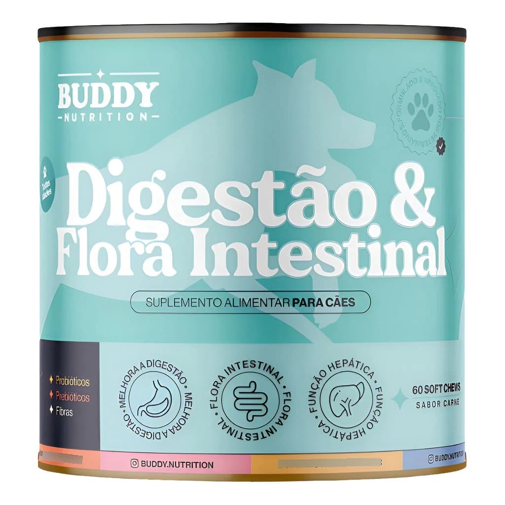 Suplemento para cães Digestão e Flora Intestinal Buddy Nutrition