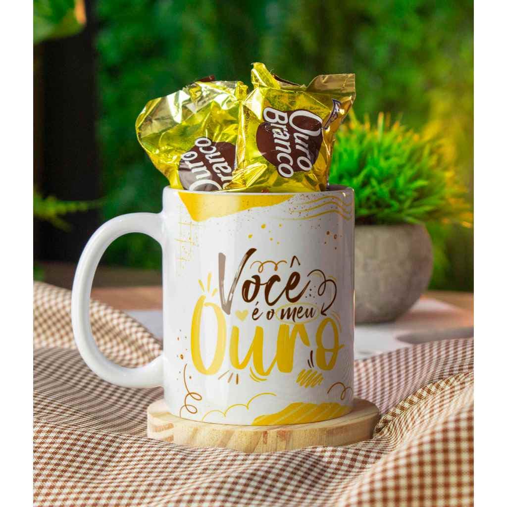 Caneca personalizada Páscoa 325 ml, amigo chocolate, caneca porcelana