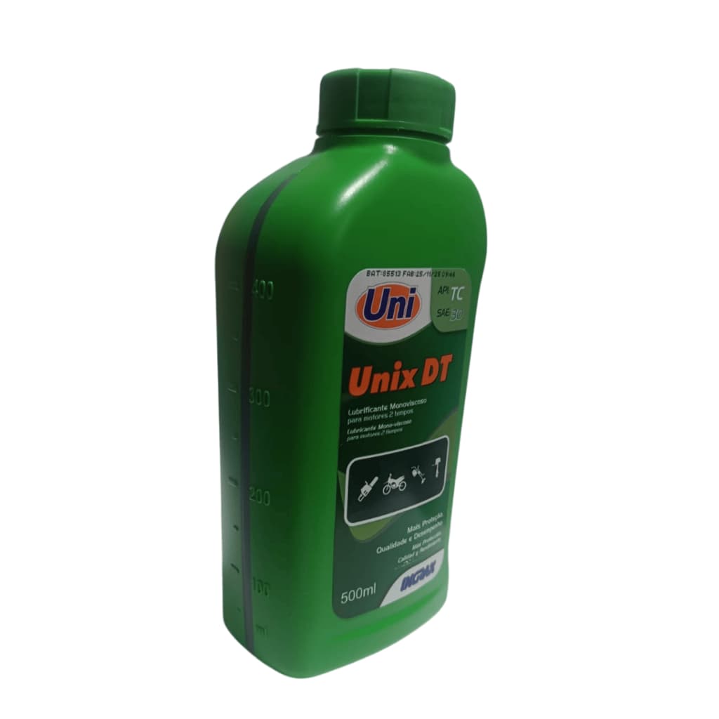 Óleo Para Roçadeira Motor 2 Tempos A Gasolina 500 Ml Unix Dt Ingrax