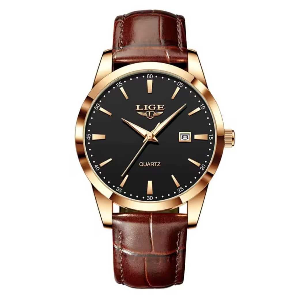 Relógio de Pulso Analógico Masculino Quartz Redondo Diametro 40mm Case Liga a prova d1água 3ATM varias cores