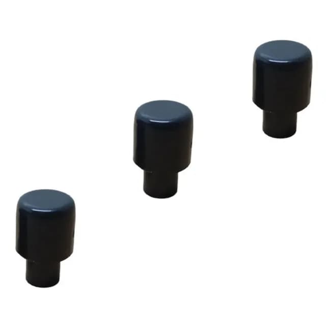 KIT 3 Tecla Botão Preto Forno Elétrico Fischer Gourmet Grill Inox