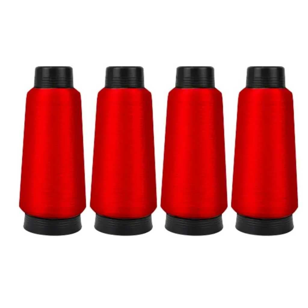 Kit 3 Fio De Costura Poliéster 150/48 P/ Maquina Overloque-Interlock-Galoneira