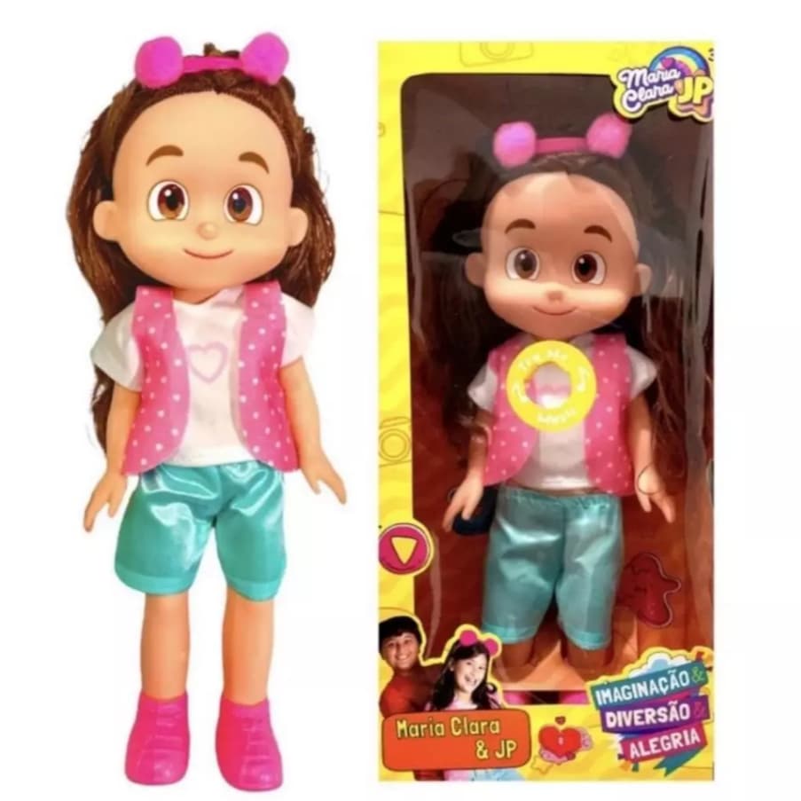 Boneca Maria Clara Youtuber 27cm Canta