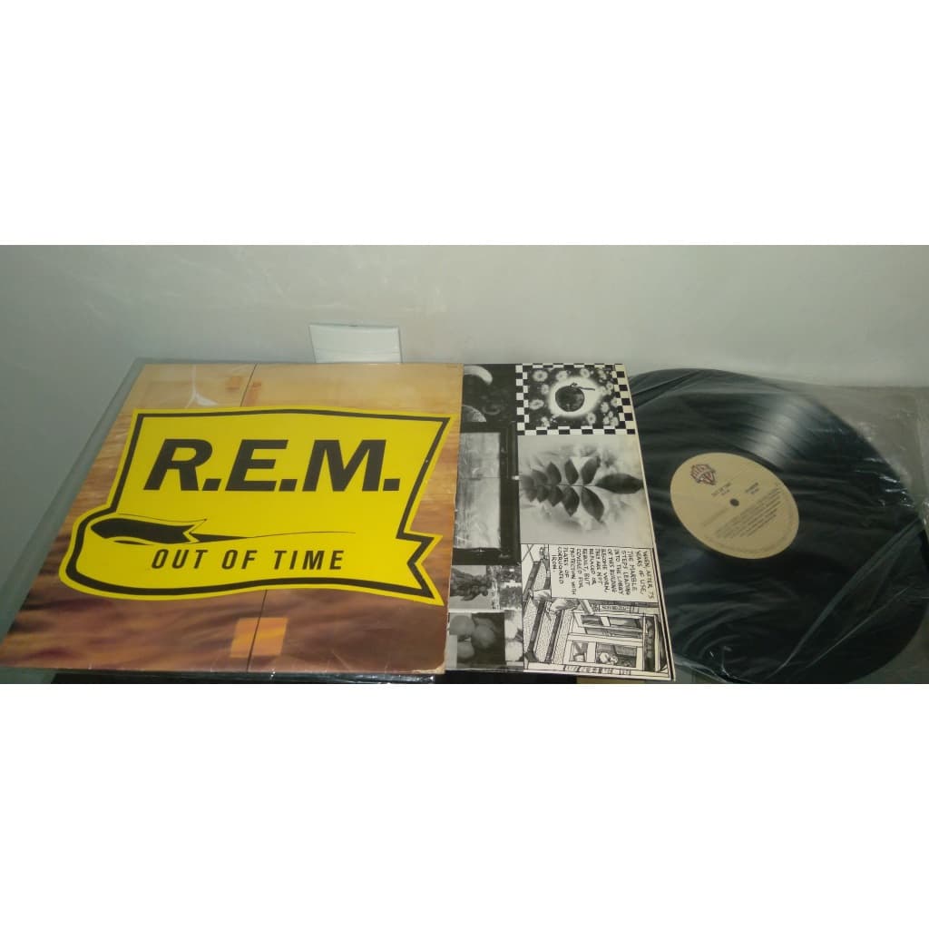LP REM Out Of Time Vinil 1991 Com Encarte Disco Vinil Warner