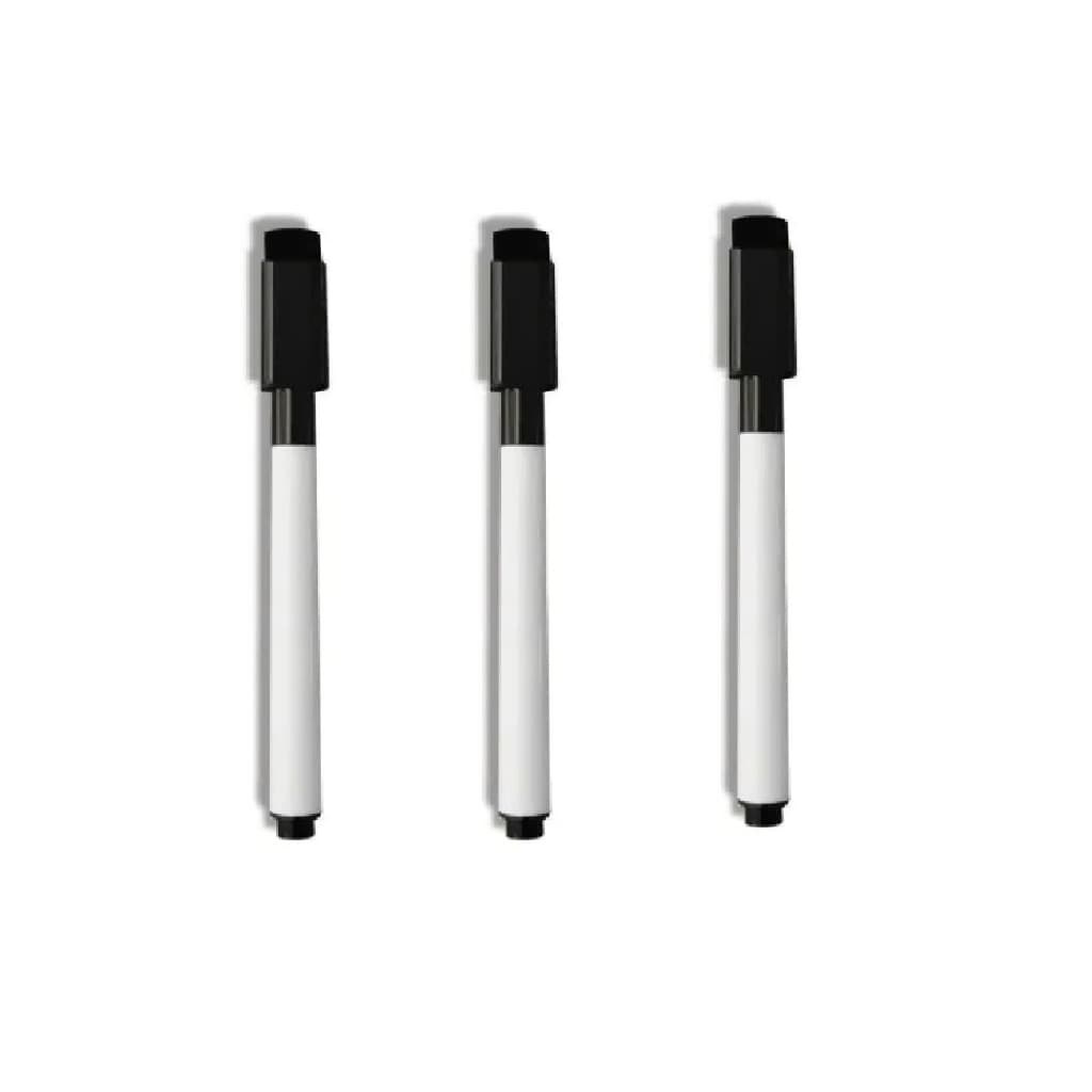 Kit 3 canetas para imã de geladeira caneta quadro branco