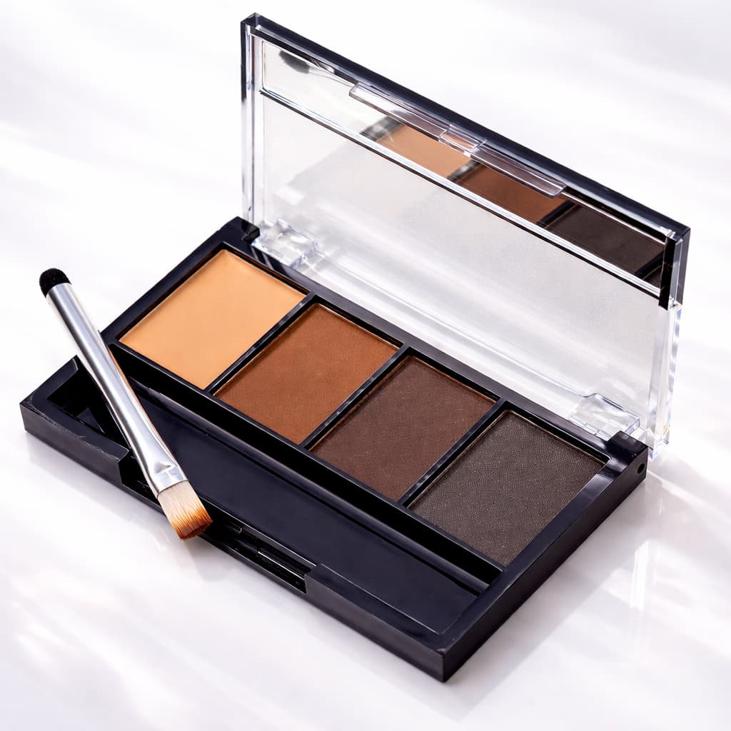PALETA DE SOMBRA RUBY ROSE para Sobrancelha 4 cores