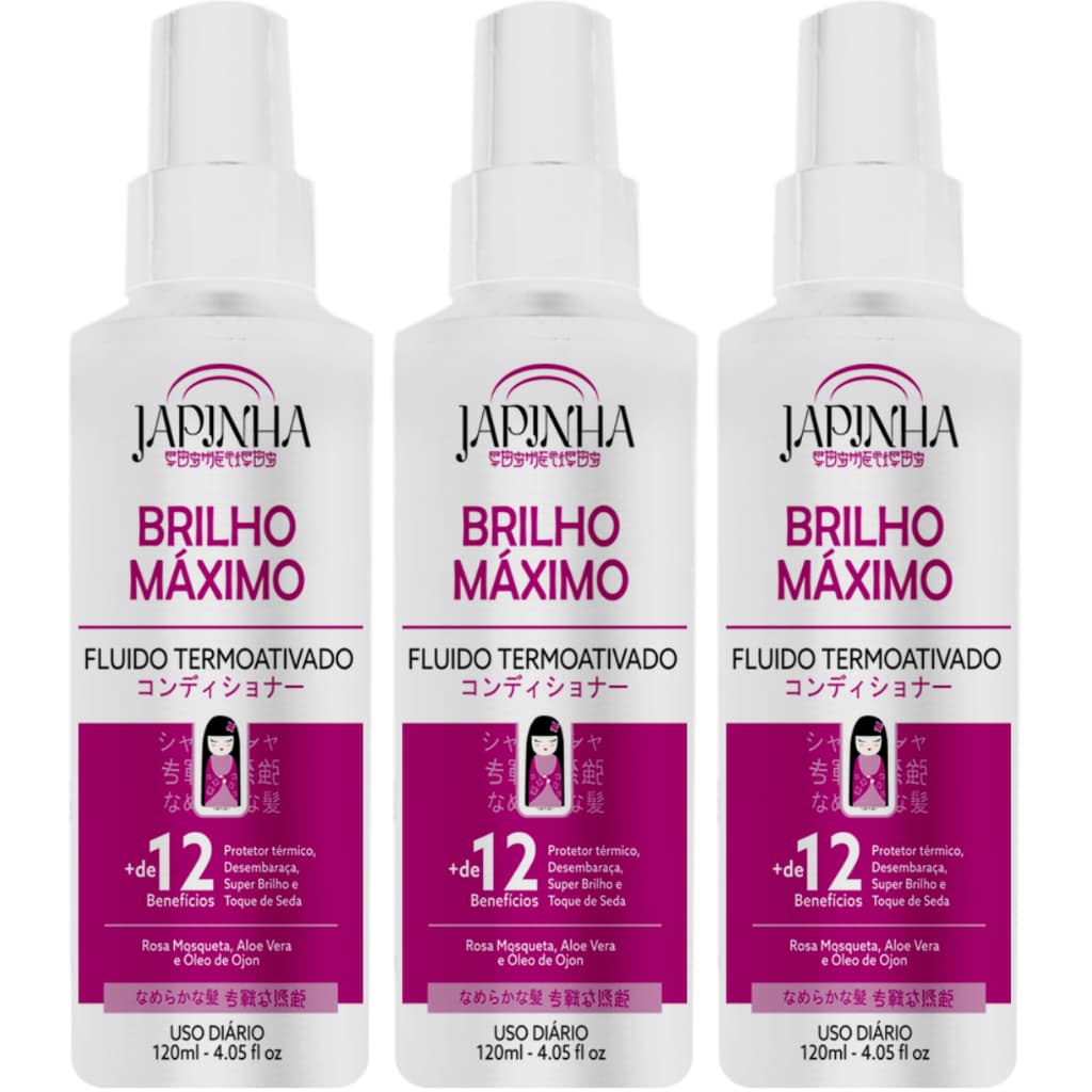 Spray Brilho Máximo Reconstrutor Protetor Térmico