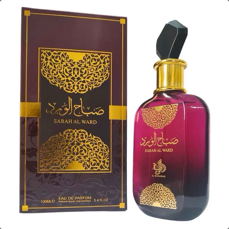 Perfume Árabe Sabah Al Ward - Al Wataniah - Feminino – 100 ml