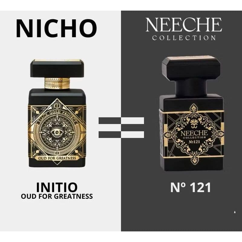 🌿 Perfume Mini Neeche Collection Nº 121 25 ml – Contratipo Inspirado em Oud for Greatness ✨🖤