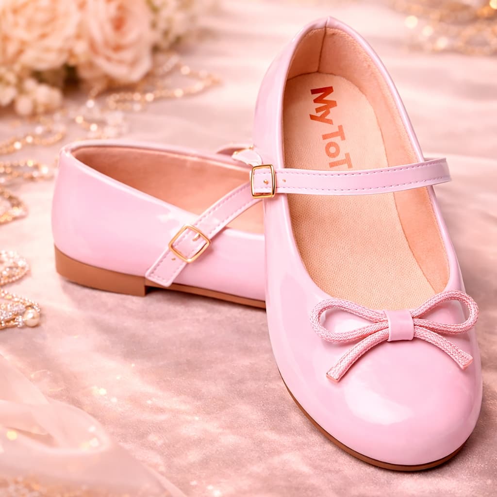 Sapatilha Feminina Bico Redondo Mary Jane Antiderrapante Infantil e Adulto