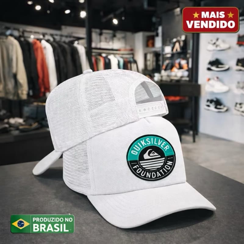 BONÉ TRUCKER PREMIUM UNISSEX ABA CURVA ESTAMPADO ESTILO BEISEBOL COM AJUSTE RESPIRÁVEL CAIMENTO PERFEITO LANÇAMENTO