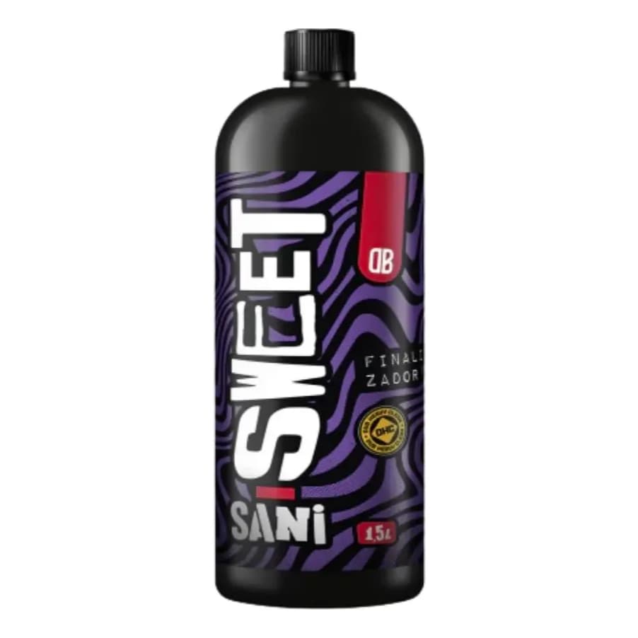 Finalizador Sanitizante Sani Sweet 1,5L Dub Boyz Aroma Azul Fresco Higieniza Perfuma Limpeza Interna Automotiva