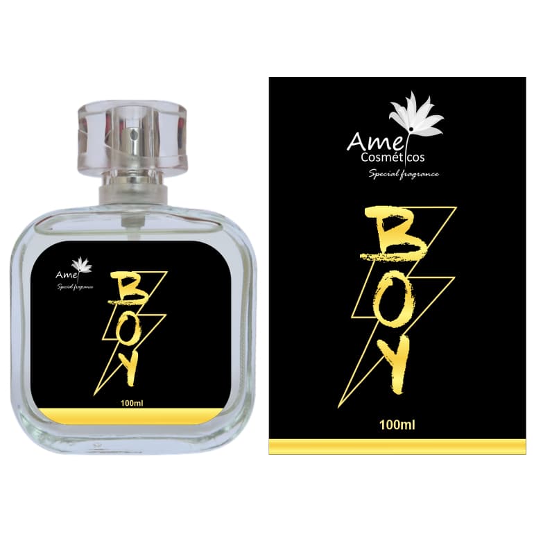 Perfume Boy Masculino Amei Cosméticos Alta Fixação 33% de Essência Importada EDP