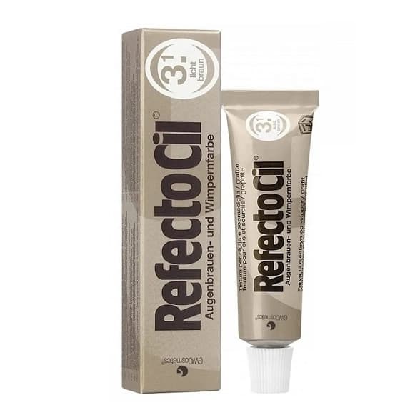 Refectocil 15ml Castanho Claro Cílio Sobrancelha + Oxidante 20ml henafix