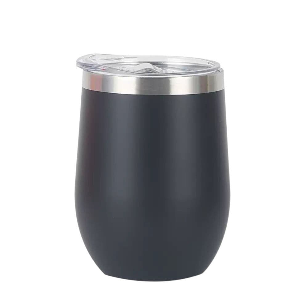 Cuia Copo Térmico 350ML Inox Com Tampa Acrílica (Cor Única)