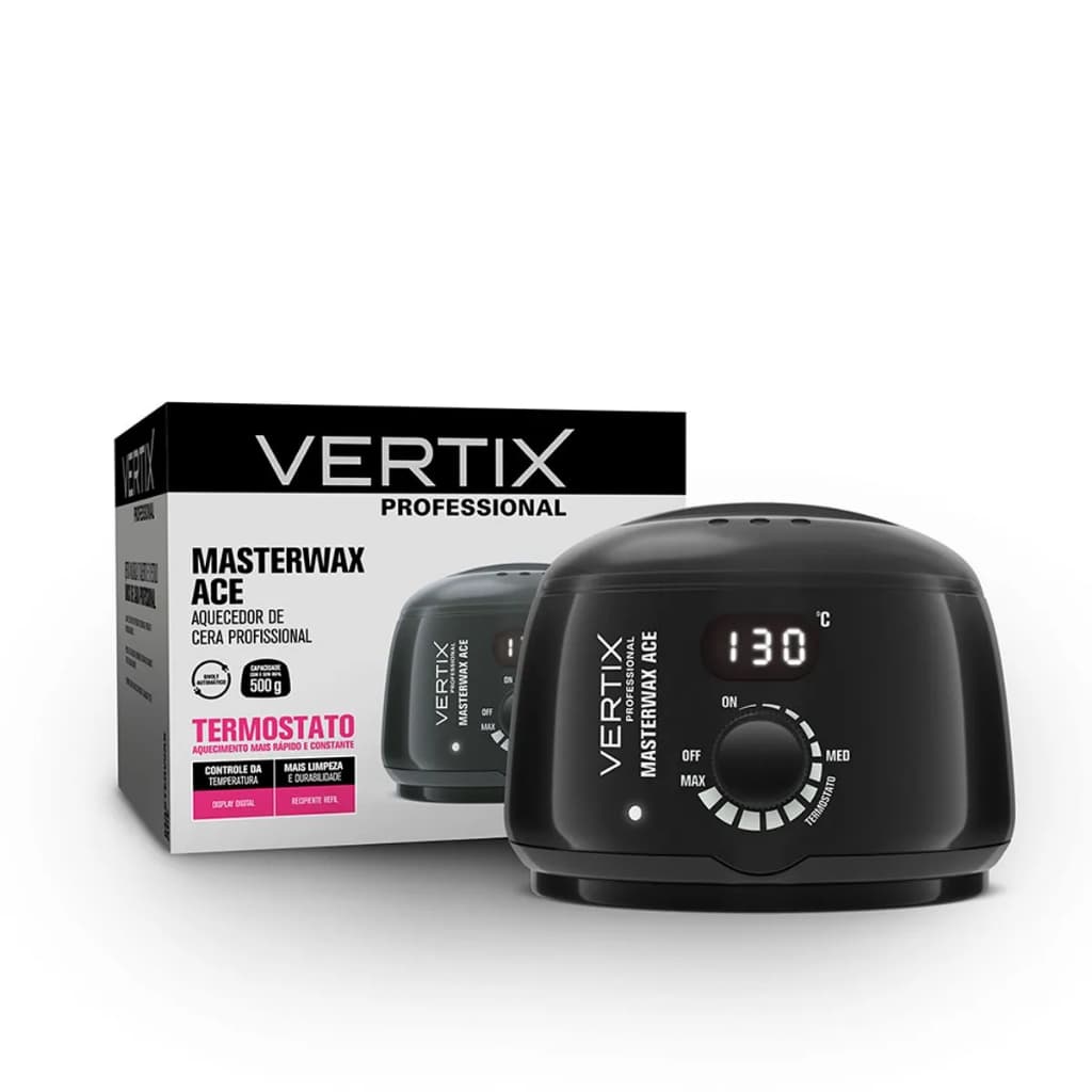PANELA AQUECEDORA TERMO CERA DEPILATORIA DIGITAL 500G BIVOLT VERTIX