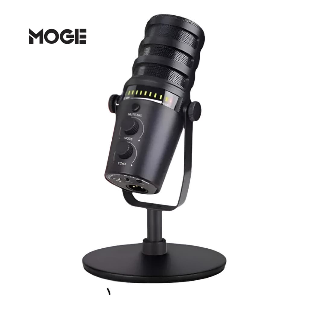 Microfone Condensador USB Tipo-C | Captação 360° | Podcast, Lives e Streaming