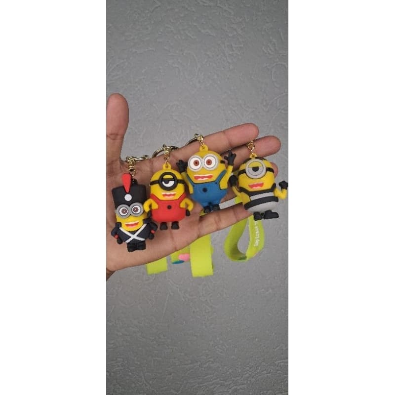 ​Chaveiro Minions Emborrachado – Escolha Seu Modelo Favorito!