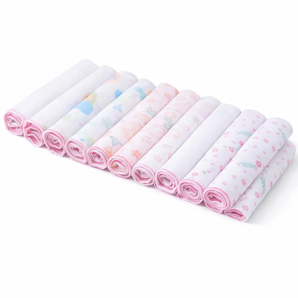 KIT 12 PANINHOS DE BOCA BEBÊ 100% ALGODÃO SUPER MACIO ALTA ABSORÇÃO