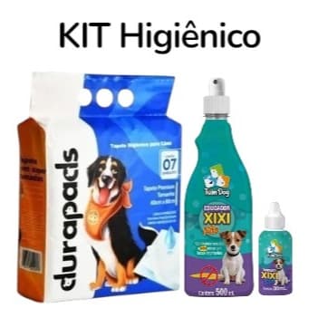 Kit Educador Sanitário Cães Casadinho + Tapete Higiênico para Cães Cachorro Durapets 80x60cm 60x60cm