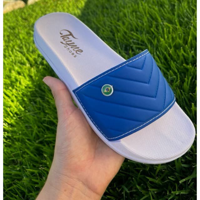 Chinelo Sandália Feminino Slide Brasil leve e Confortável tendencia