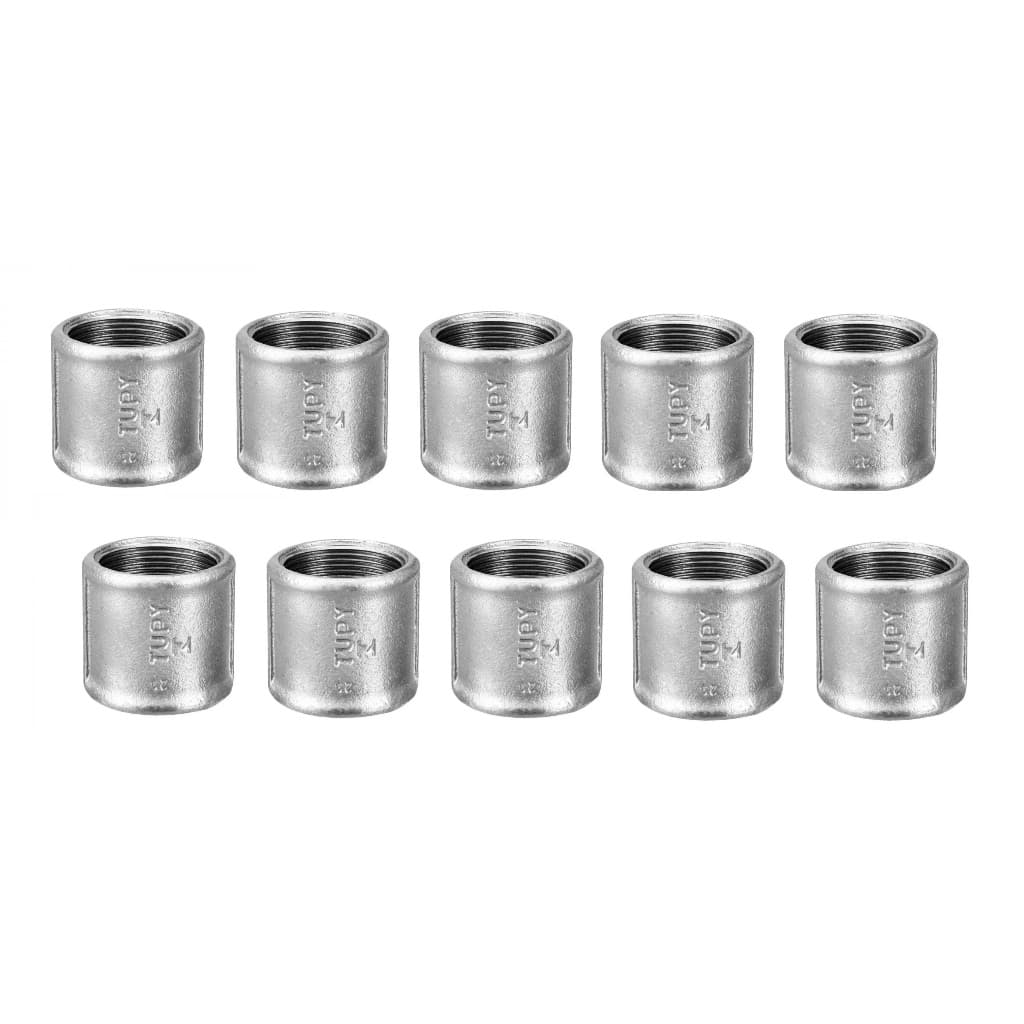Luva Galvanizada 1/2" Tupy Kit 10 Unid