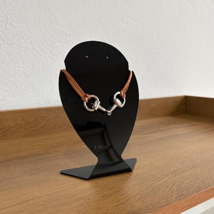 Choker gargantilha bridão inspiração Ana Castela estilo country rodeio
