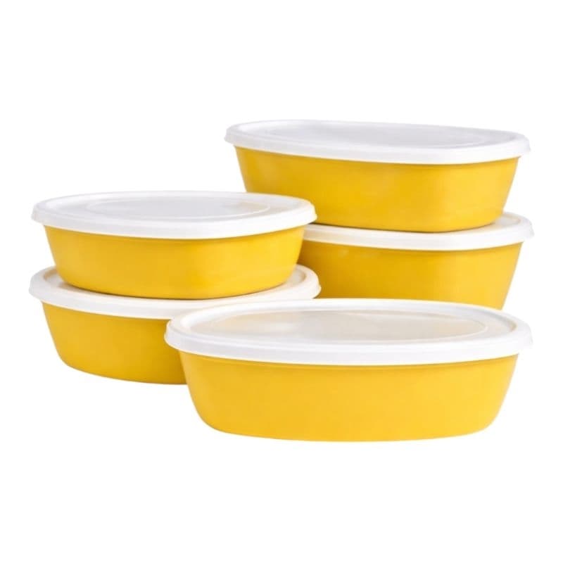 Kit 5 Potes de 1litro mais com Tampa Transparente em variadas cores| Organização Cozinha Promoção