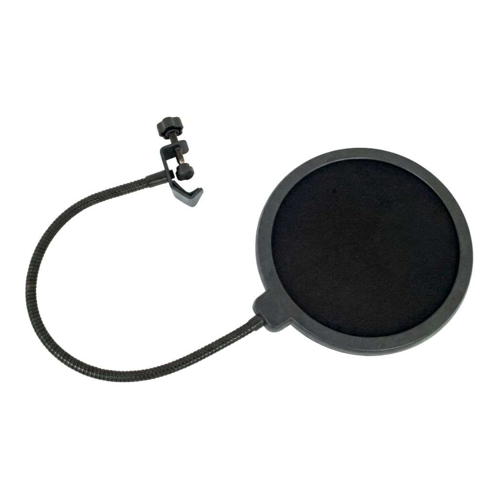 Pop Filter Anti Pop Para Microfone Dupla Camada Nylon Haste Flexível Clamp Mesa Podcast Streaming