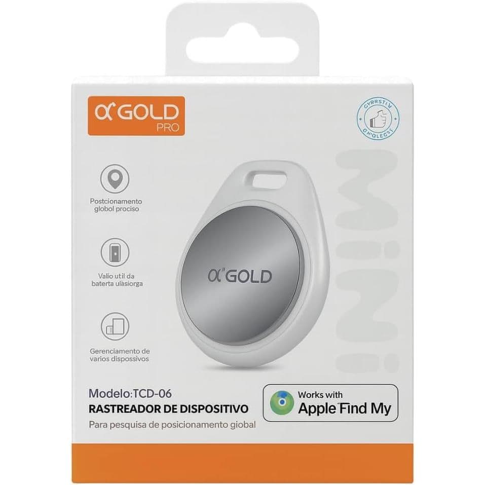 Rastreador Bluetooth A GOLD TCD-06 - Compatível com iPhone, Longa Duração da Bateria, Design Compacto
