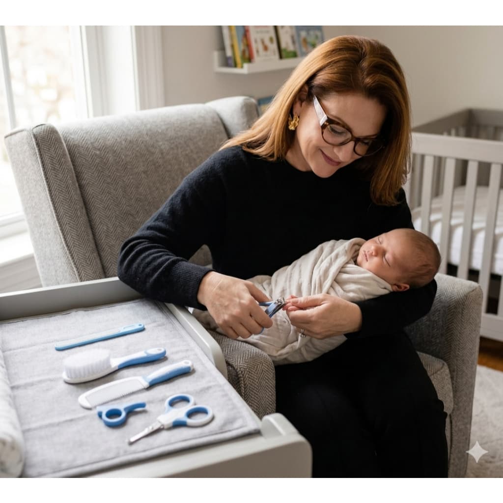 Kit Higiene Bebes 6 Pecas Essenciais Banho Cuidado Saude Infantil