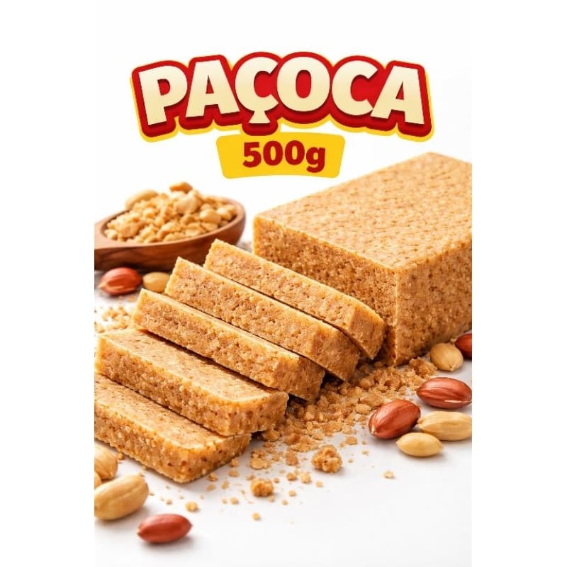 Paçoca de Minas 500g Barra