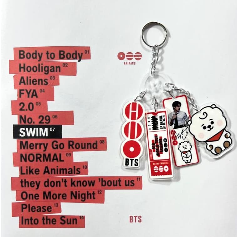 BTS chaveiro tematico bts world tour arirang | chaveiro bts, jimin, V, Jungkook, Jin, RM, Suga, J-hope