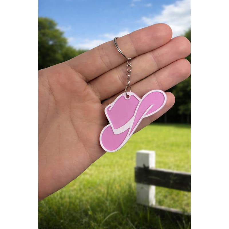 Chaveiro Chapéu de Cowboy | Estilo Country | Presente Criativo | Alta Qualidade | Várias Cores