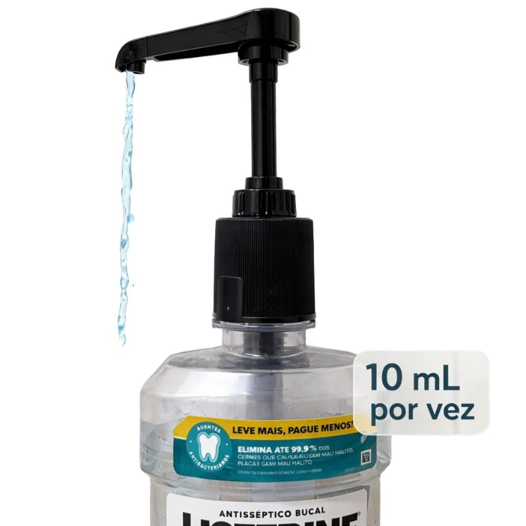 Válvula Pump Senapack P/ Listerine 1000ml E 1500ml Vazão 10ml - C/2un