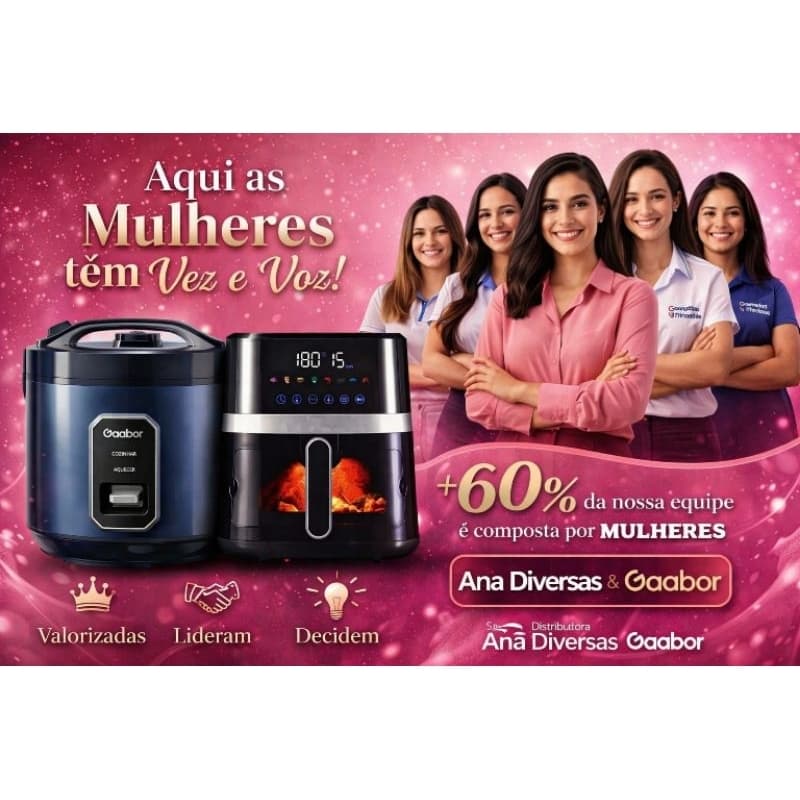 🌈🇮🇱✡🇧🇷KIT PERFEITO AIR FRYER (1500W/127V) + PANELA DE ARROZ (700W/127) GAABOR