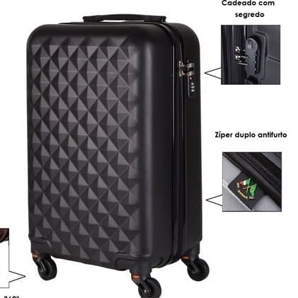 Mala De Bordo Padrão ANAC Para Viagem 10kg Diamond