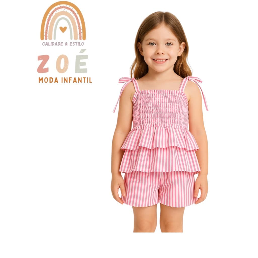 conjunto infantil doce infância